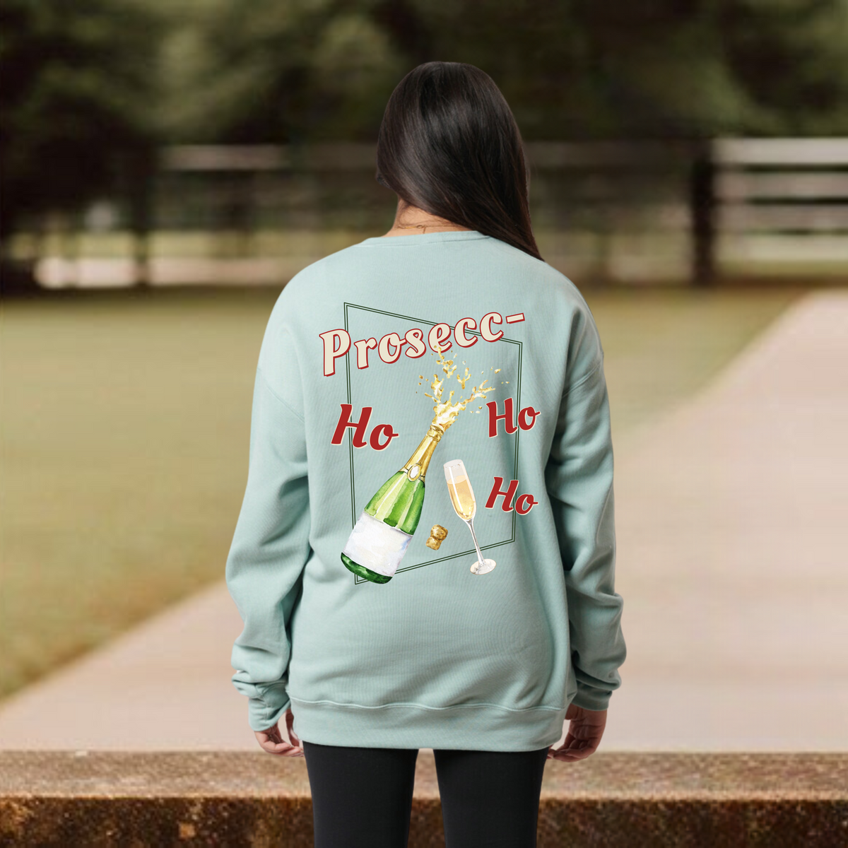 Prosecco ho ho ho sweater hotsell