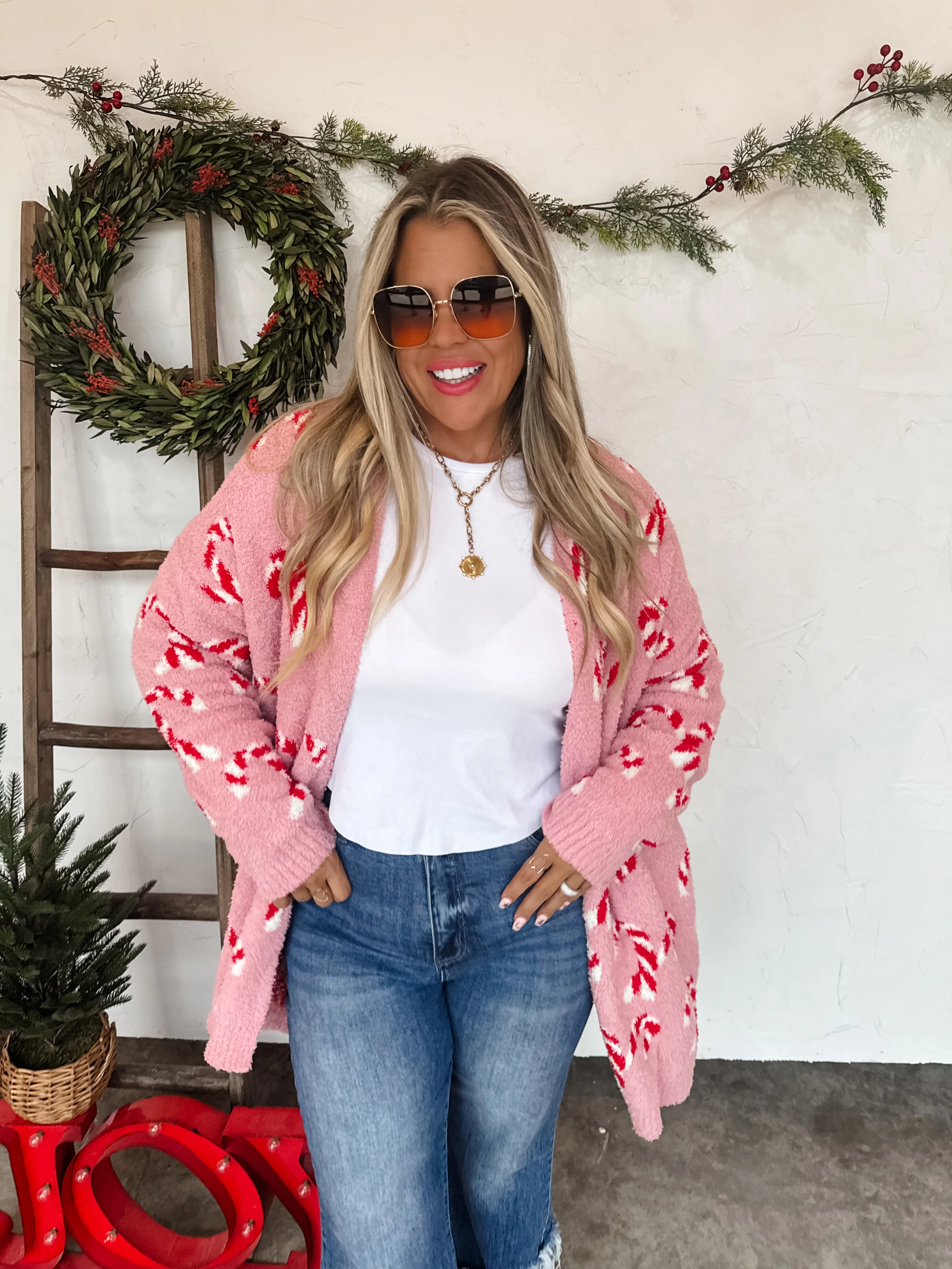 Candy Cane Lane Cloud Cardigan