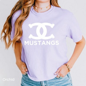 Comfort Colors Boxy Crop Double Horseshoe Tee