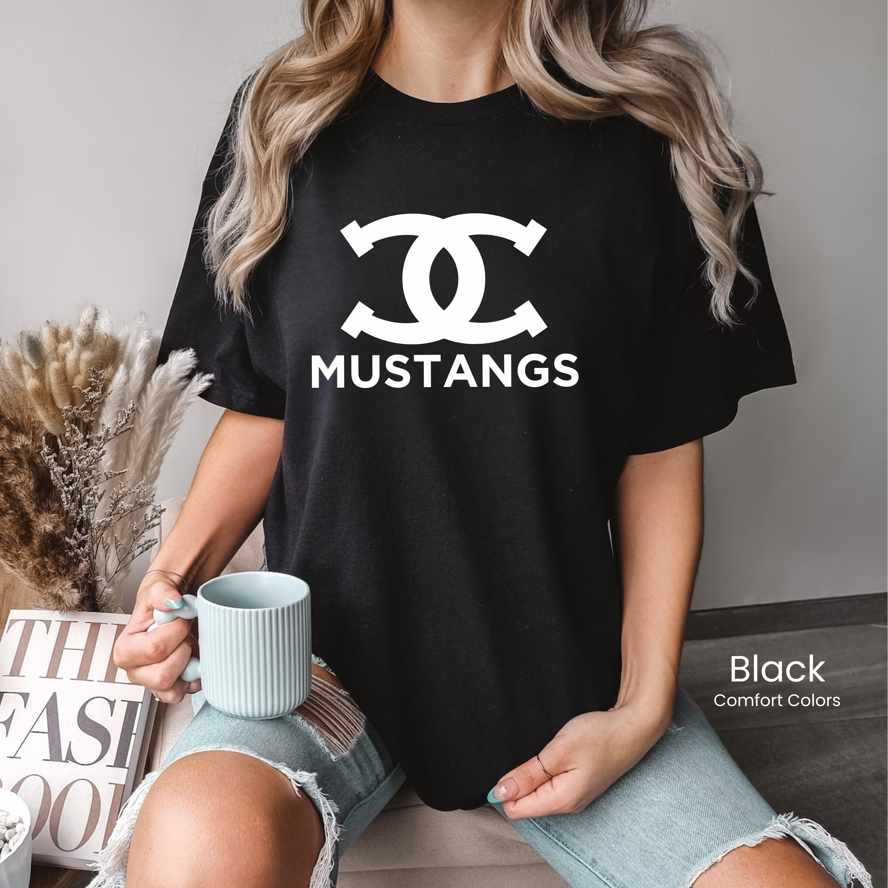Double Horseshoe Mustangs Tee