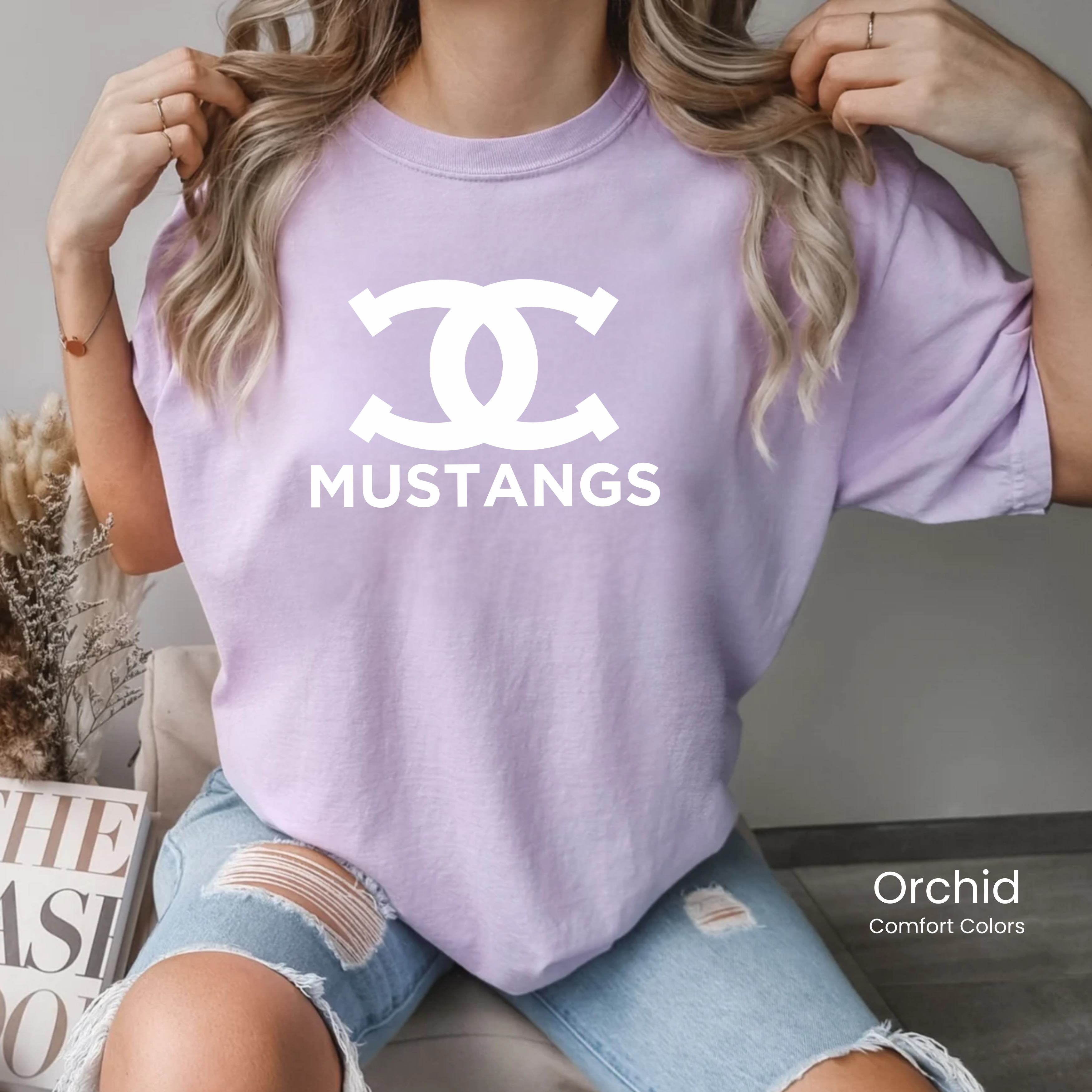 Double Horseshoe Mustangs Tee