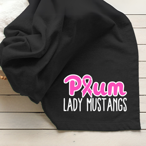 Marbled Birch Lady Mustangs Blanket
