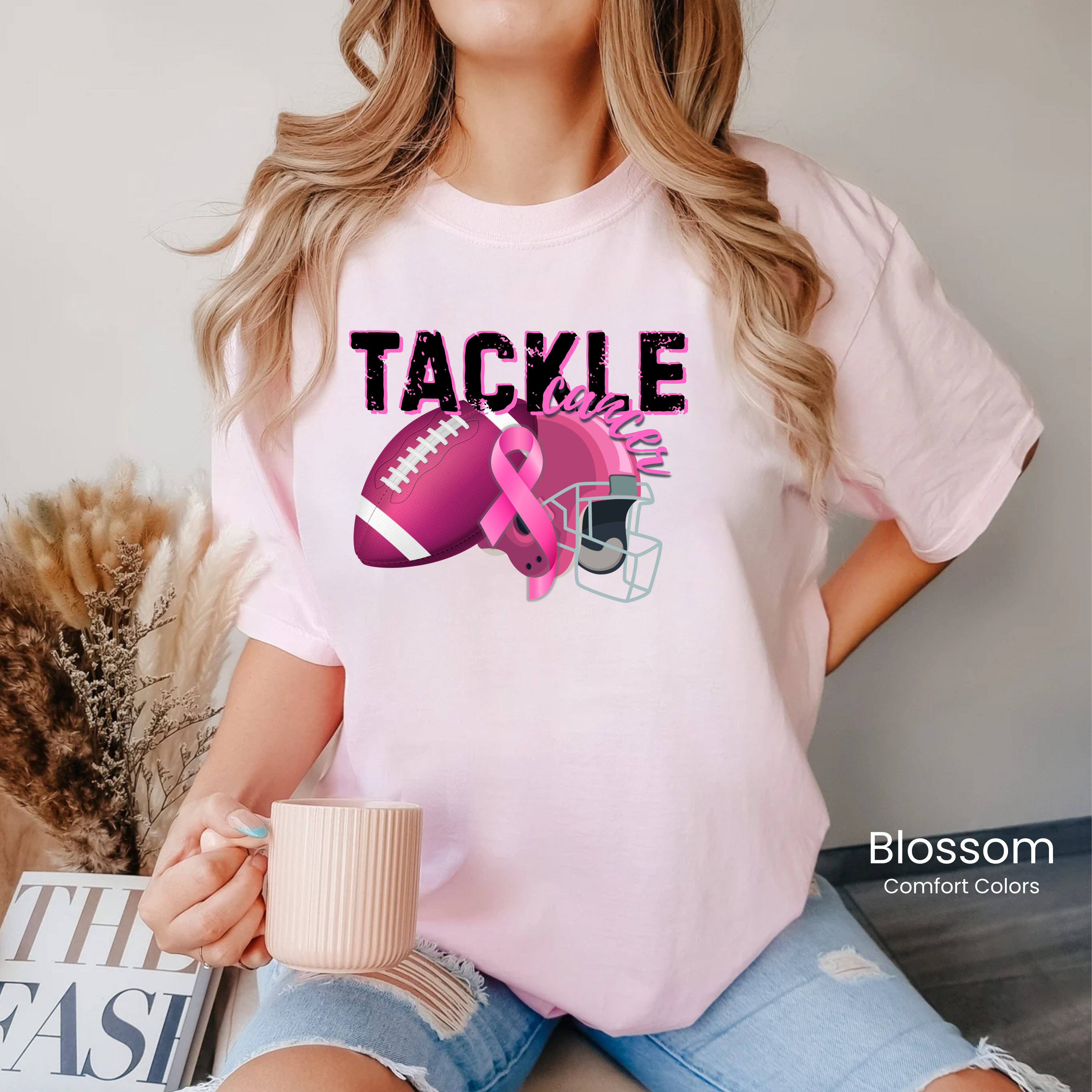 Comfort Colors Tackle Cancer Tee