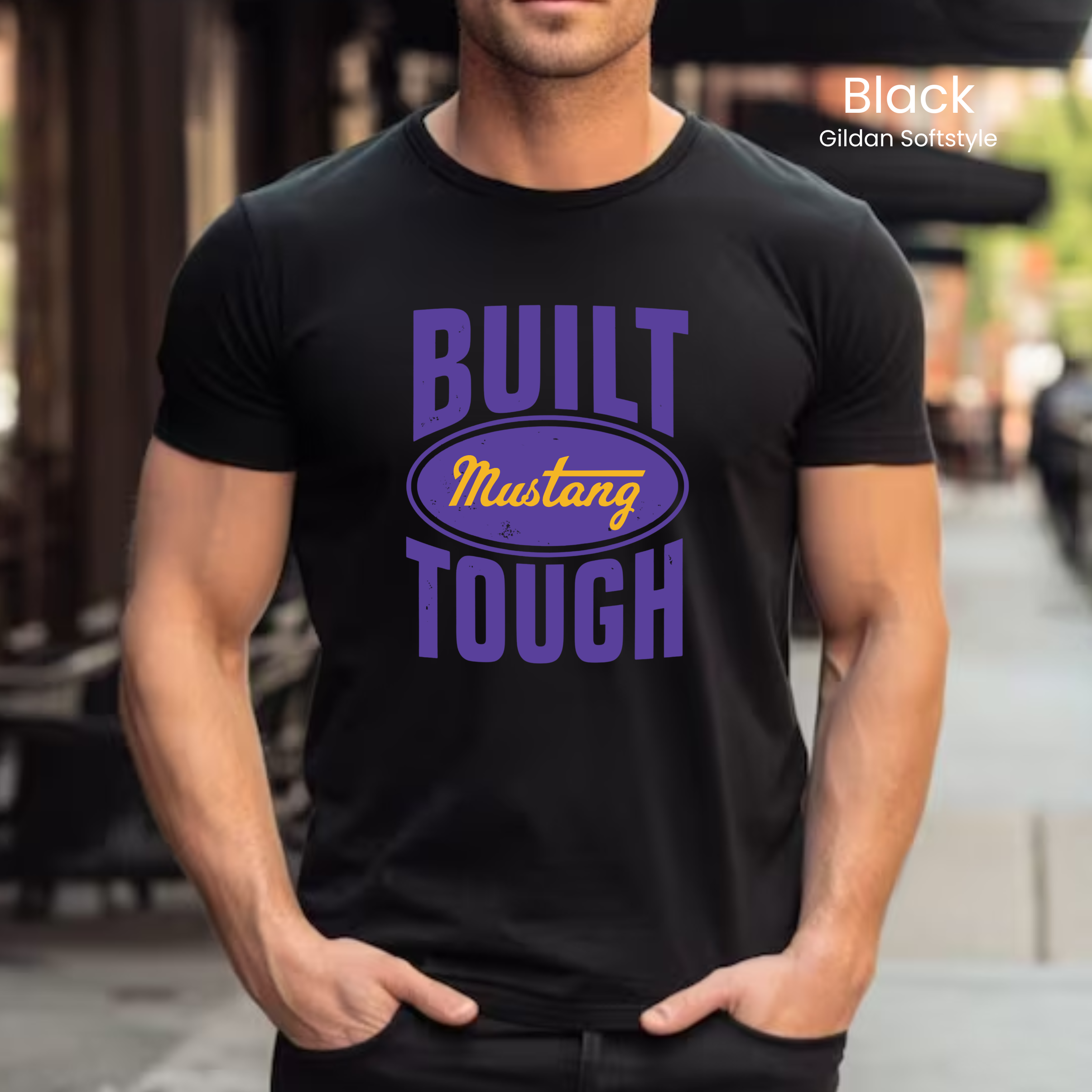 Built Mustang Tough Tee