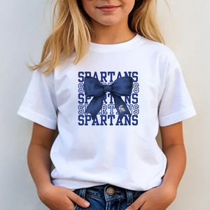 Youth Spartans Bow Tee