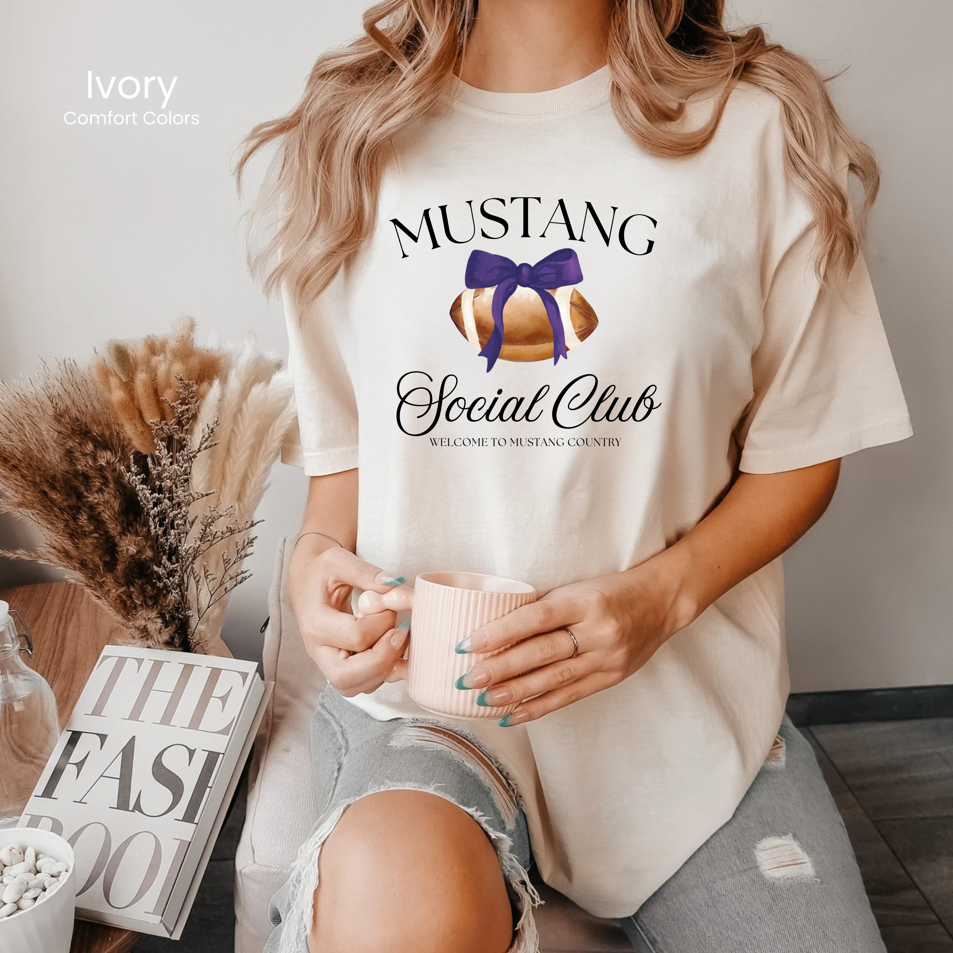 Comfort Colors Mustang Social Club Tee