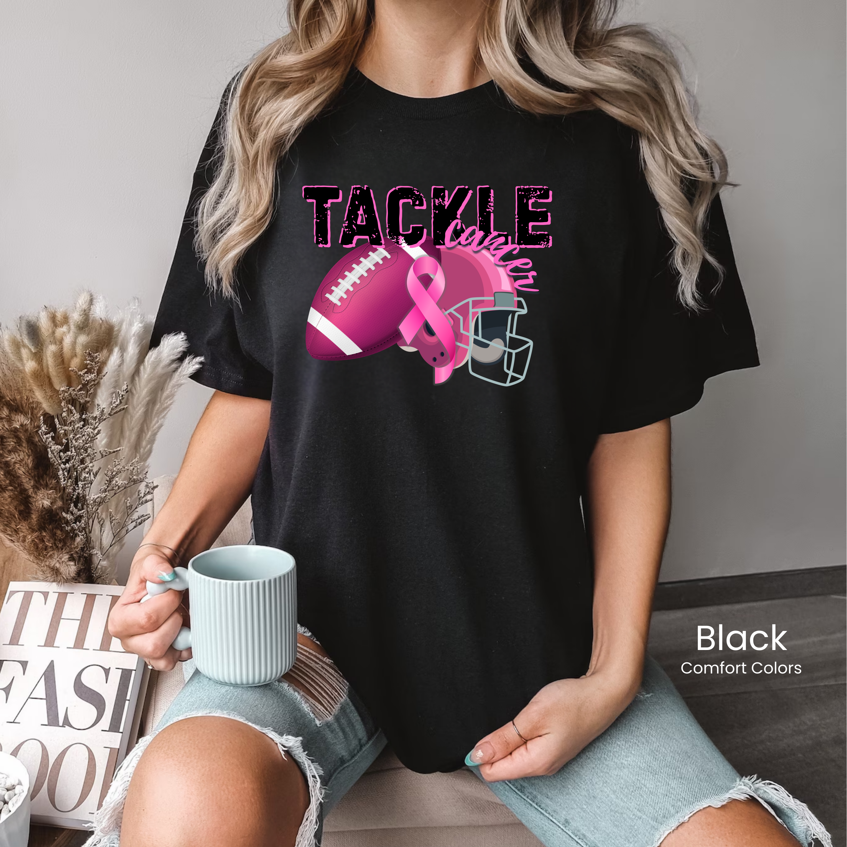 Comfort Colors Tackle Cancer Tee
