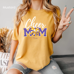 Comfort Colors Plum Cheer Mom Tee