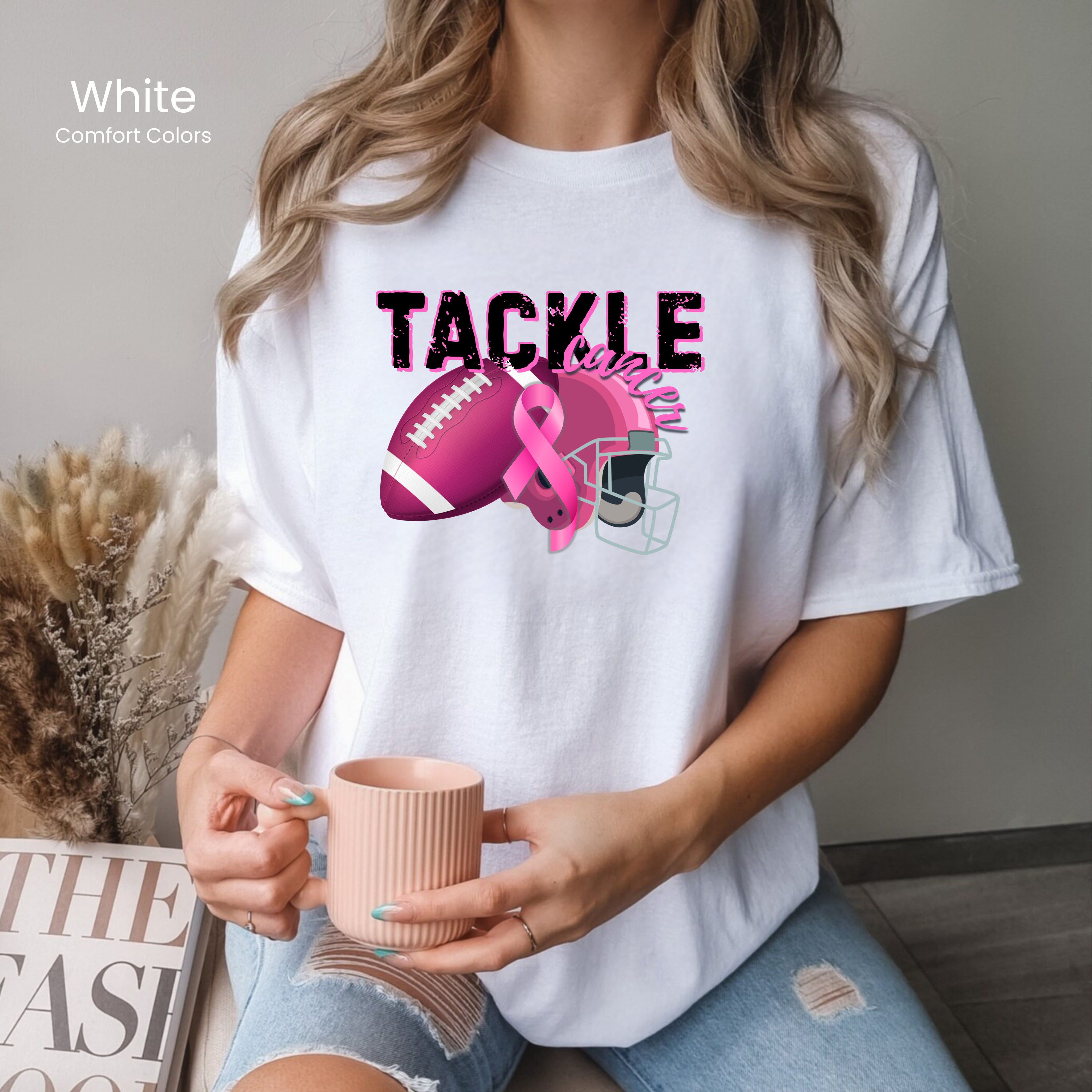 Comfort Colors Tackle Cancer Tee