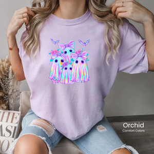 Iridescent Ghost Besties Tee