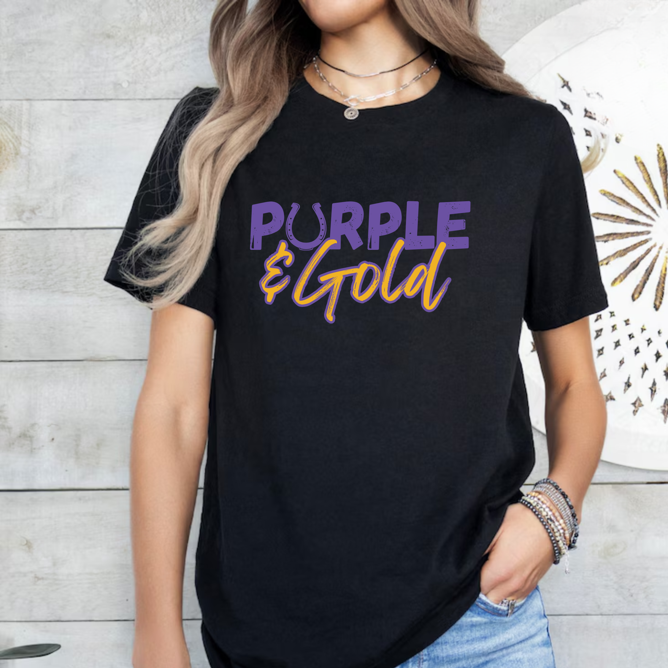 Purple & Gold Tee