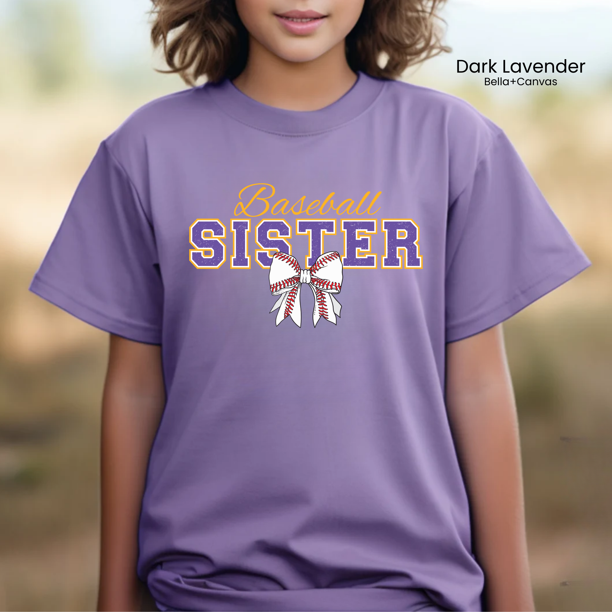 Youth Baseball Sister Tee