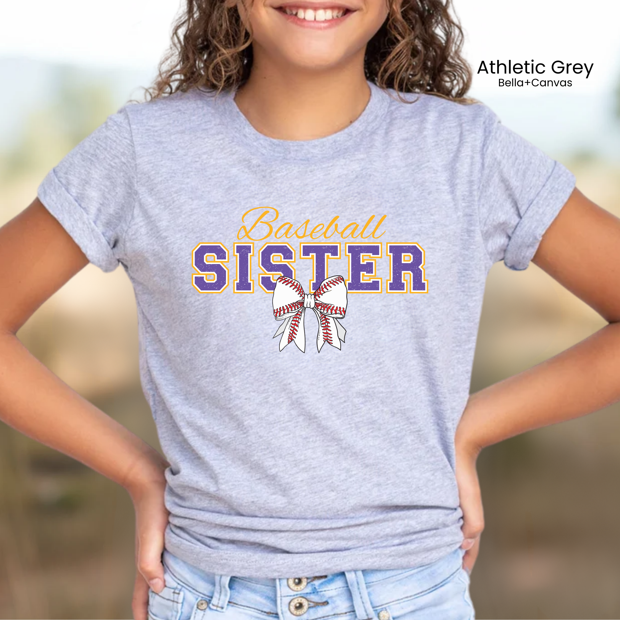 Youth Baseball Sister Tee
