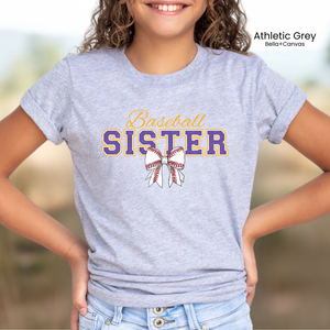 Youth Baseball Sister Tee