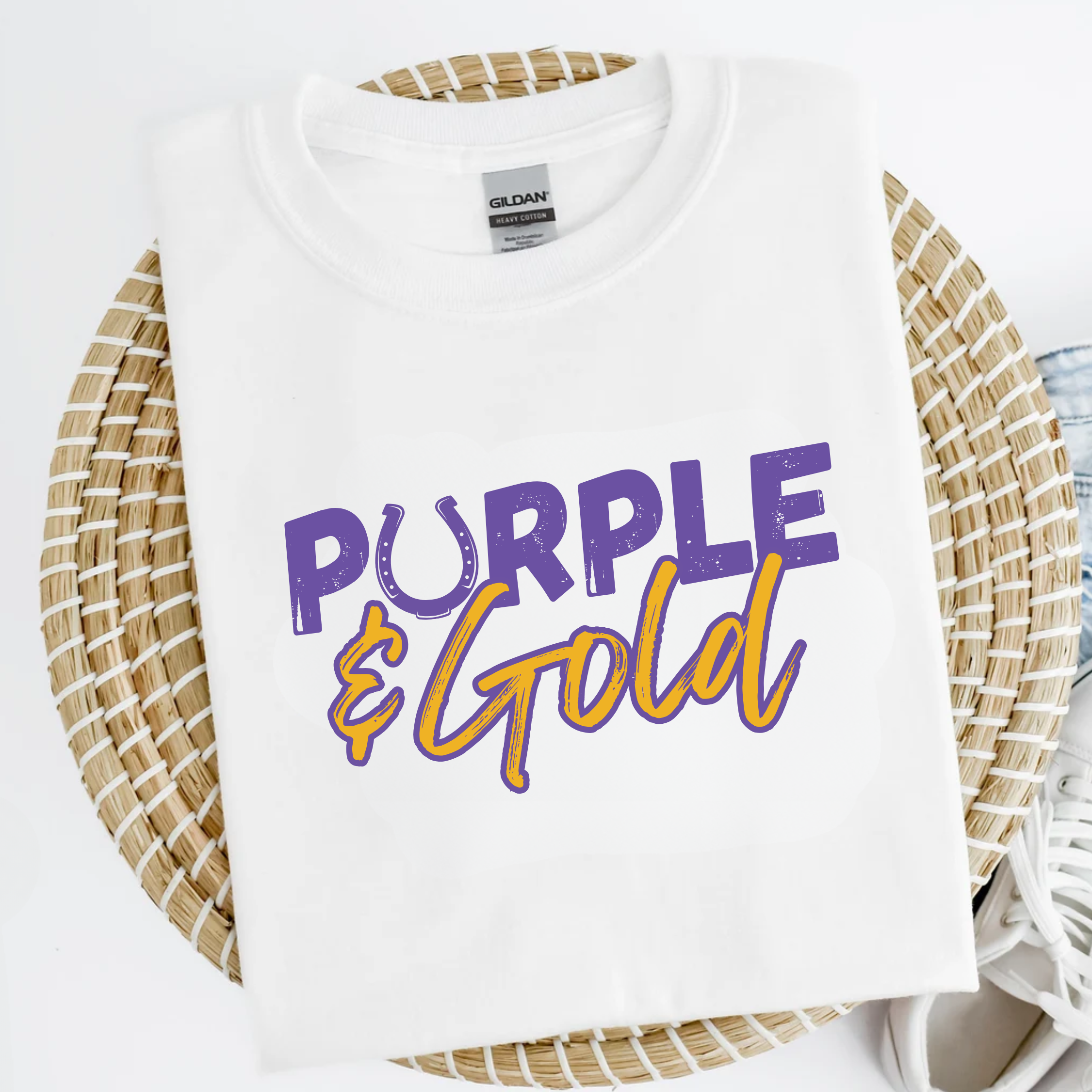 Purple & Gold Tee