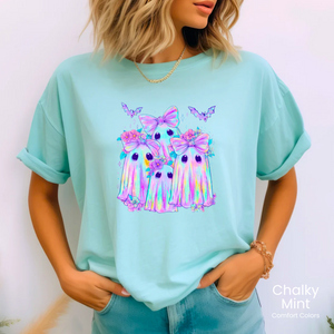 Iridescent Ghost Besties Tee