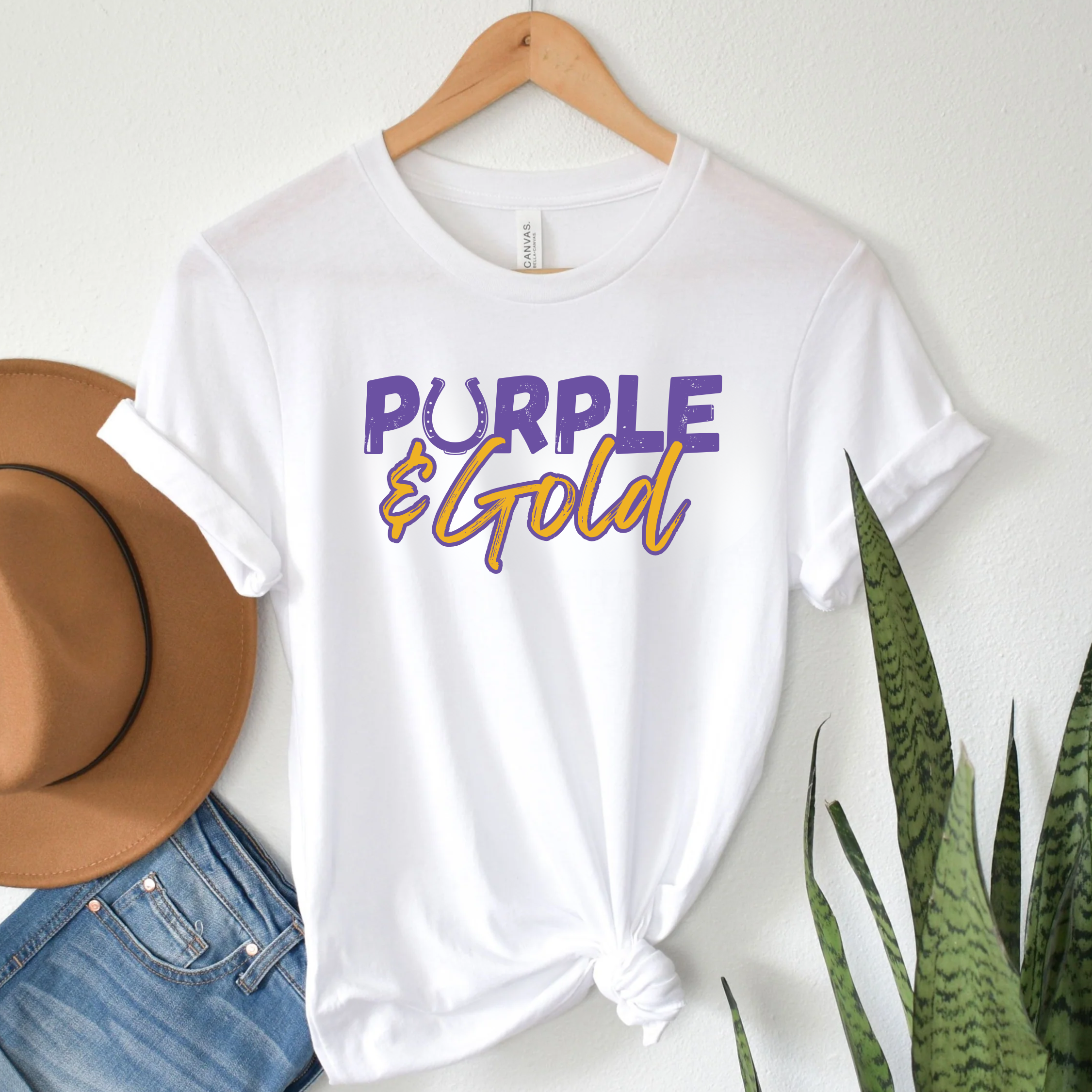 Purple & Gold Tee