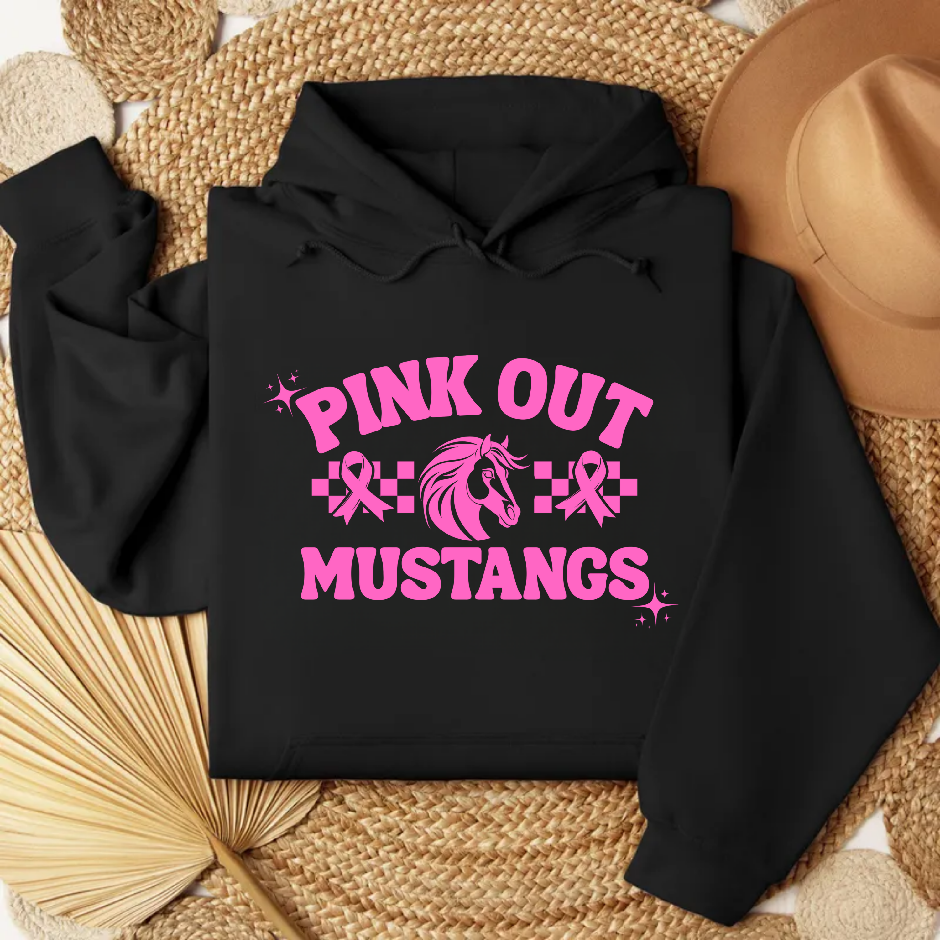 Pink Out Mustangs Hoodie
