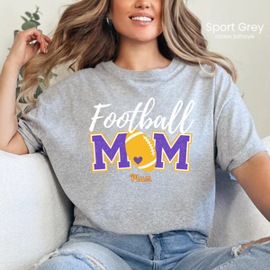 Gildan Softstyle Plum Football Mom Tee