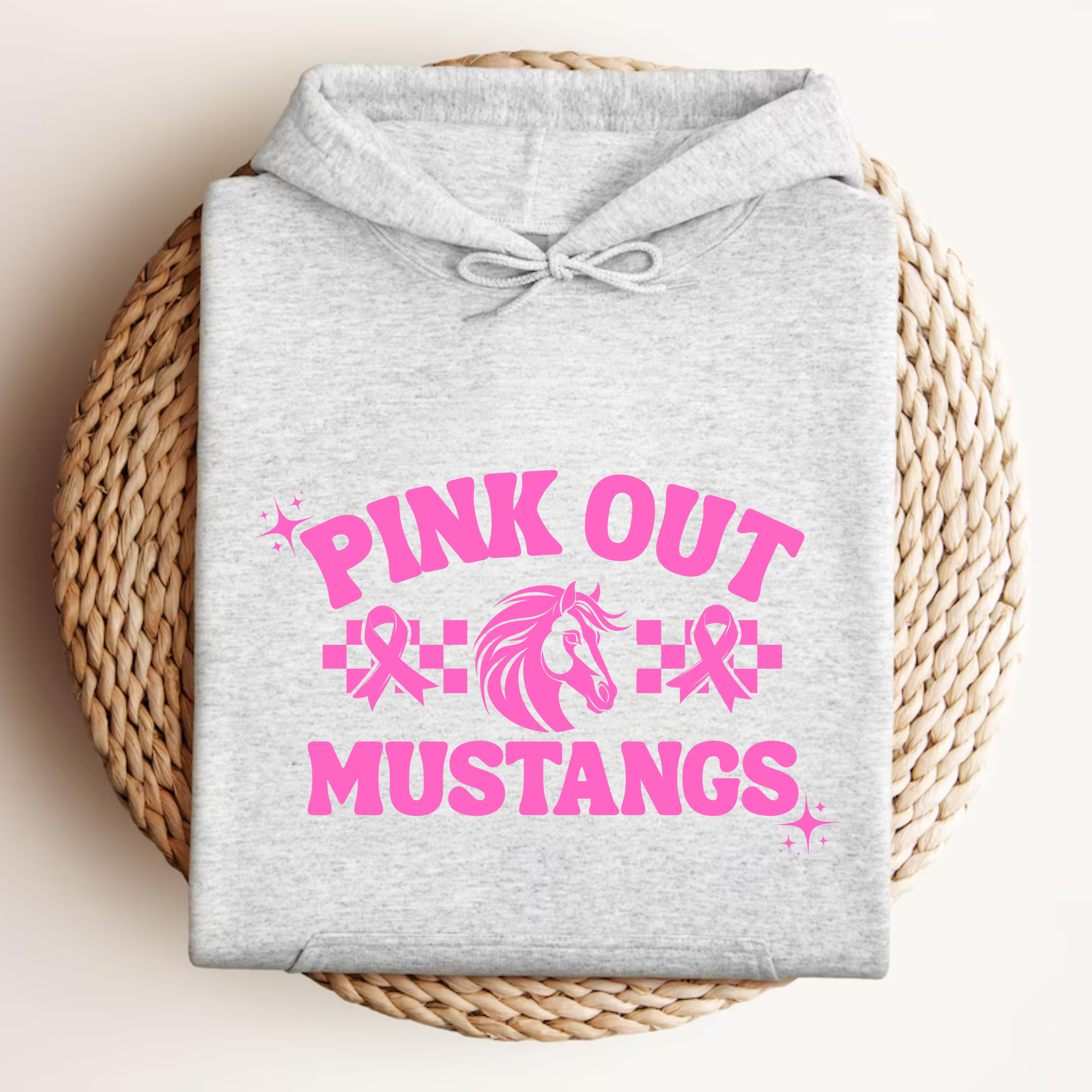 Pink Out Mustangs Hoodie