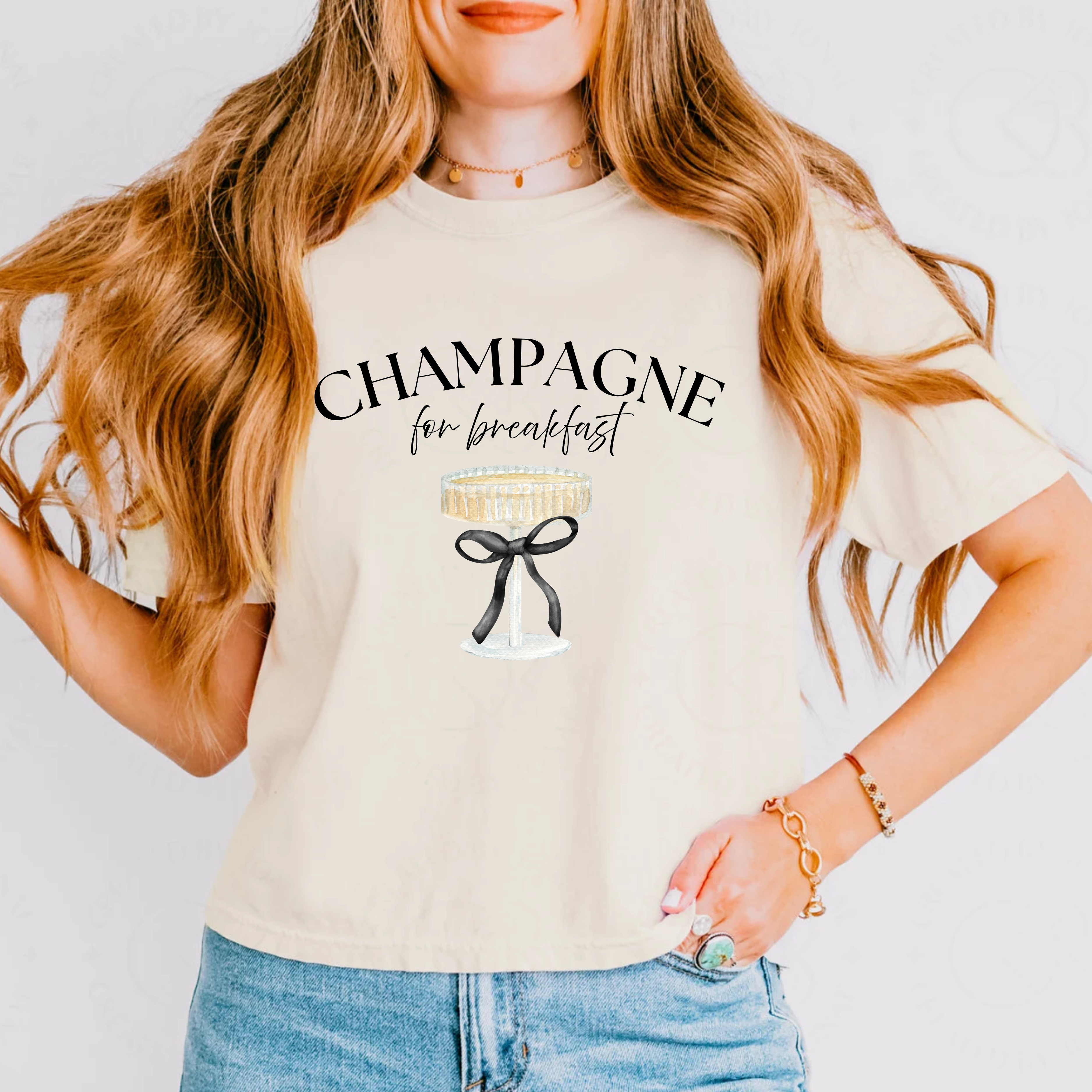 Champagne for Breakfast Tee