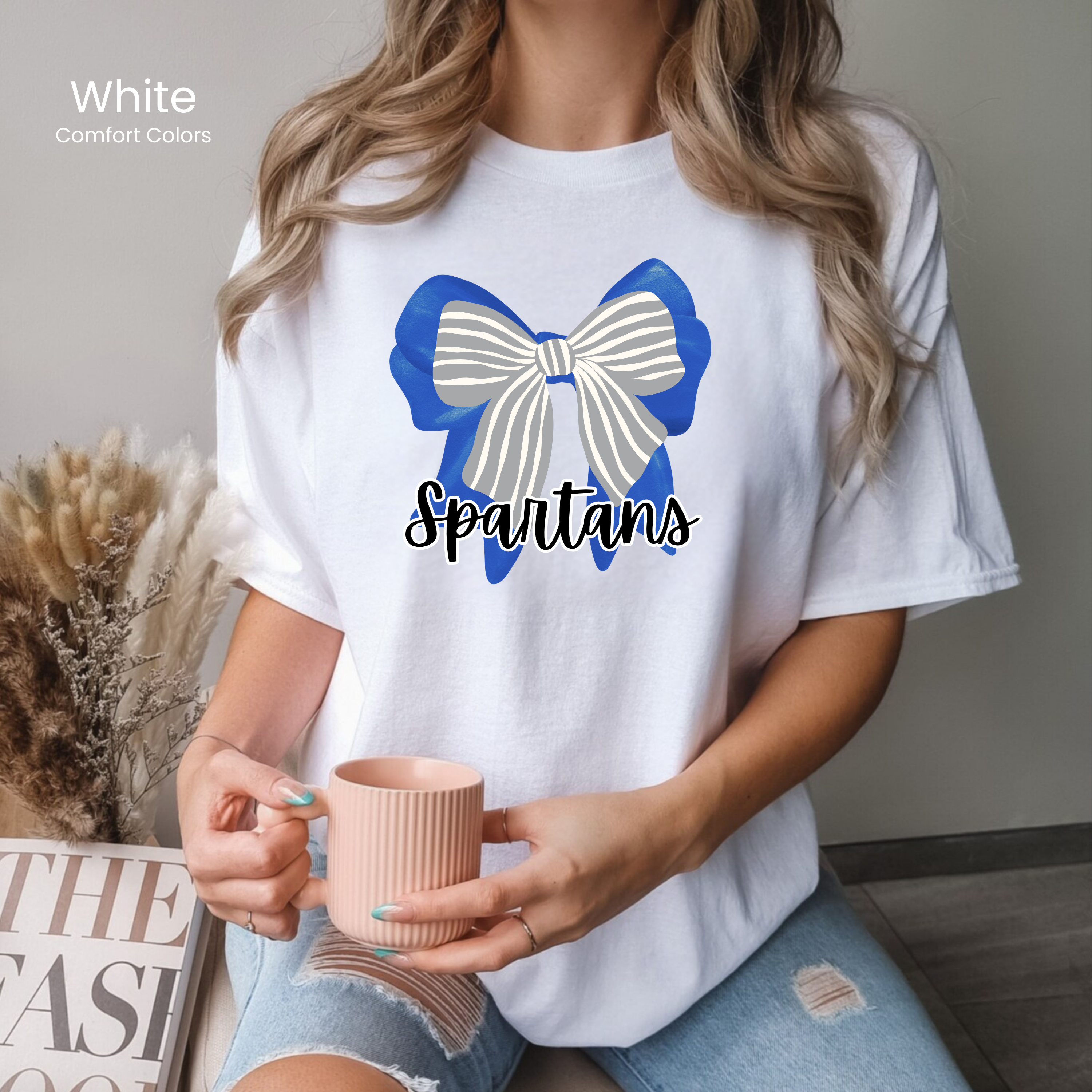 Comfort Colors Spartan Double Bow Tee