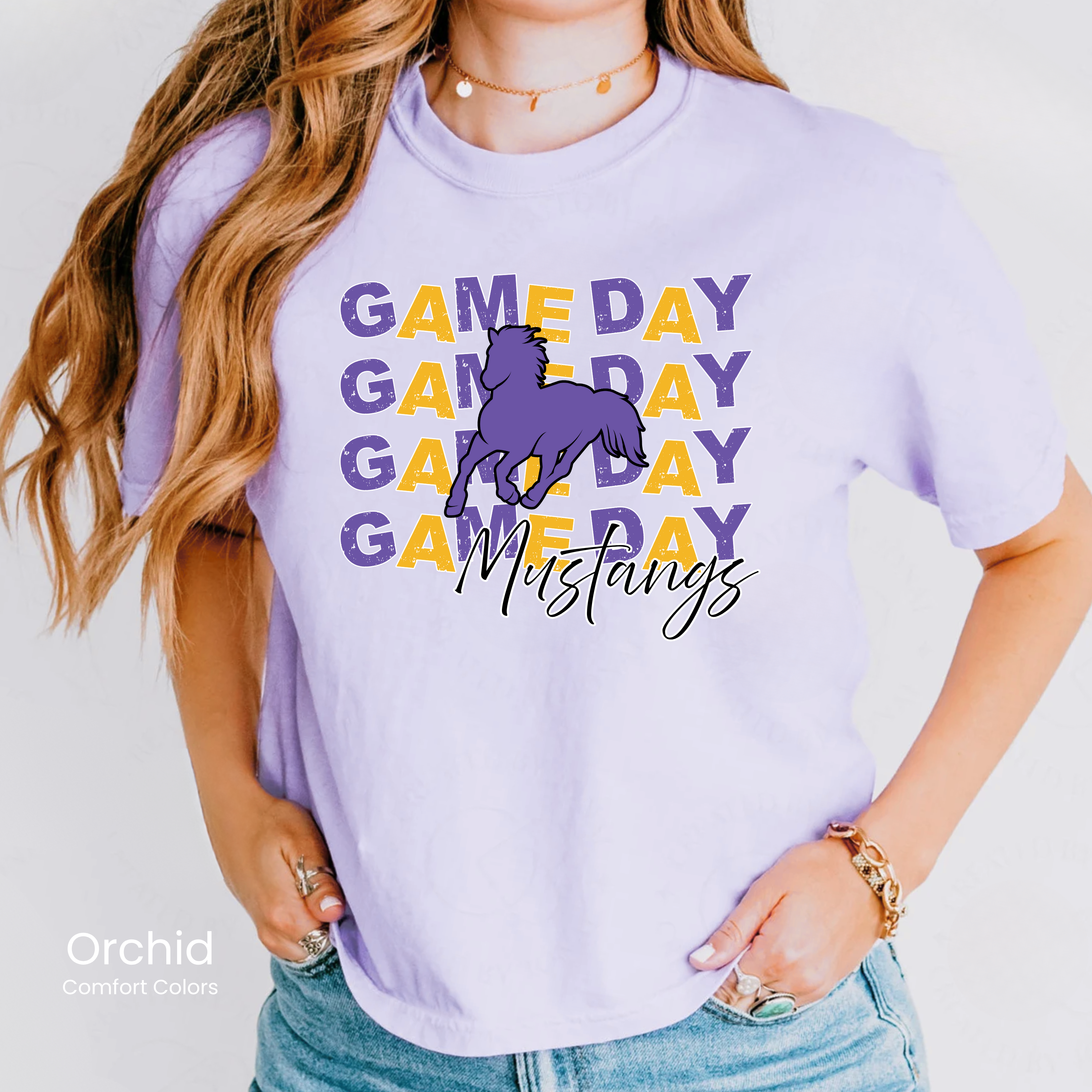 Comfort Colors Boxy Crop Game Day Tee