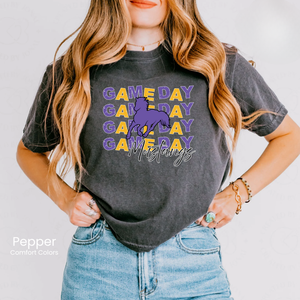 Comfort Colors Boxy Crop Game Day Tee