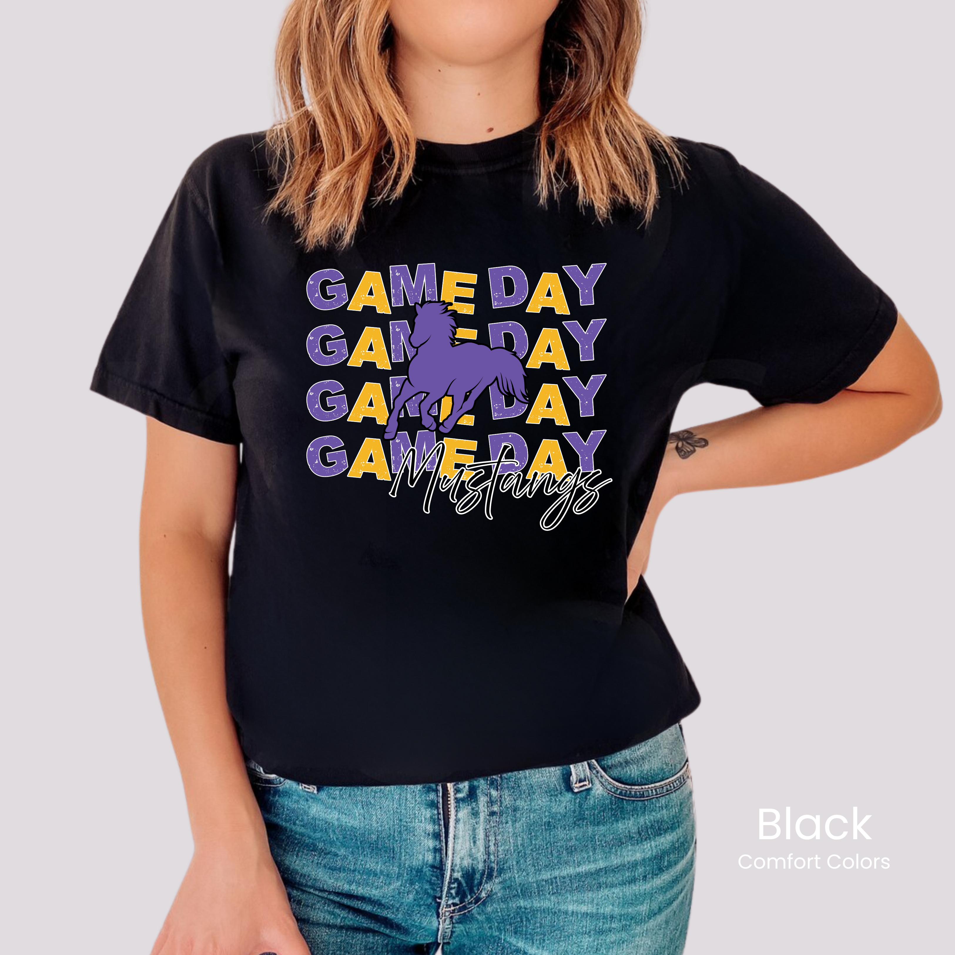 Comfort Colors Boxy Crop Game Day Tee
