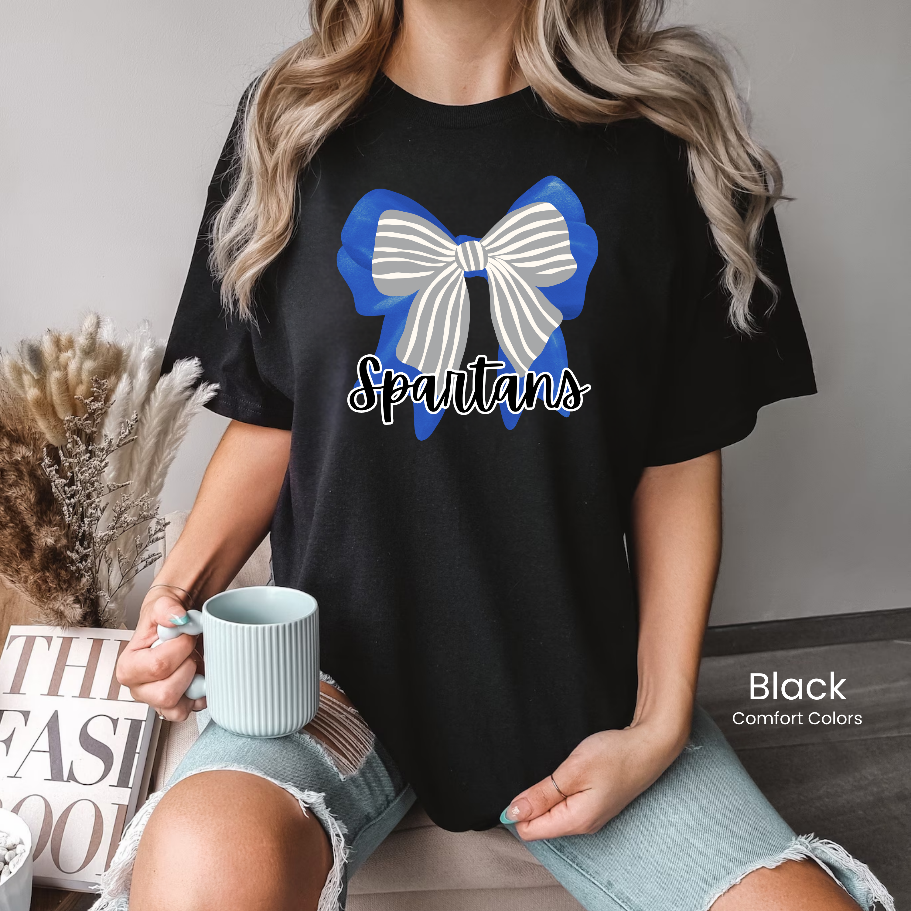 Comfort Colors Spartan Double Bow Tee
