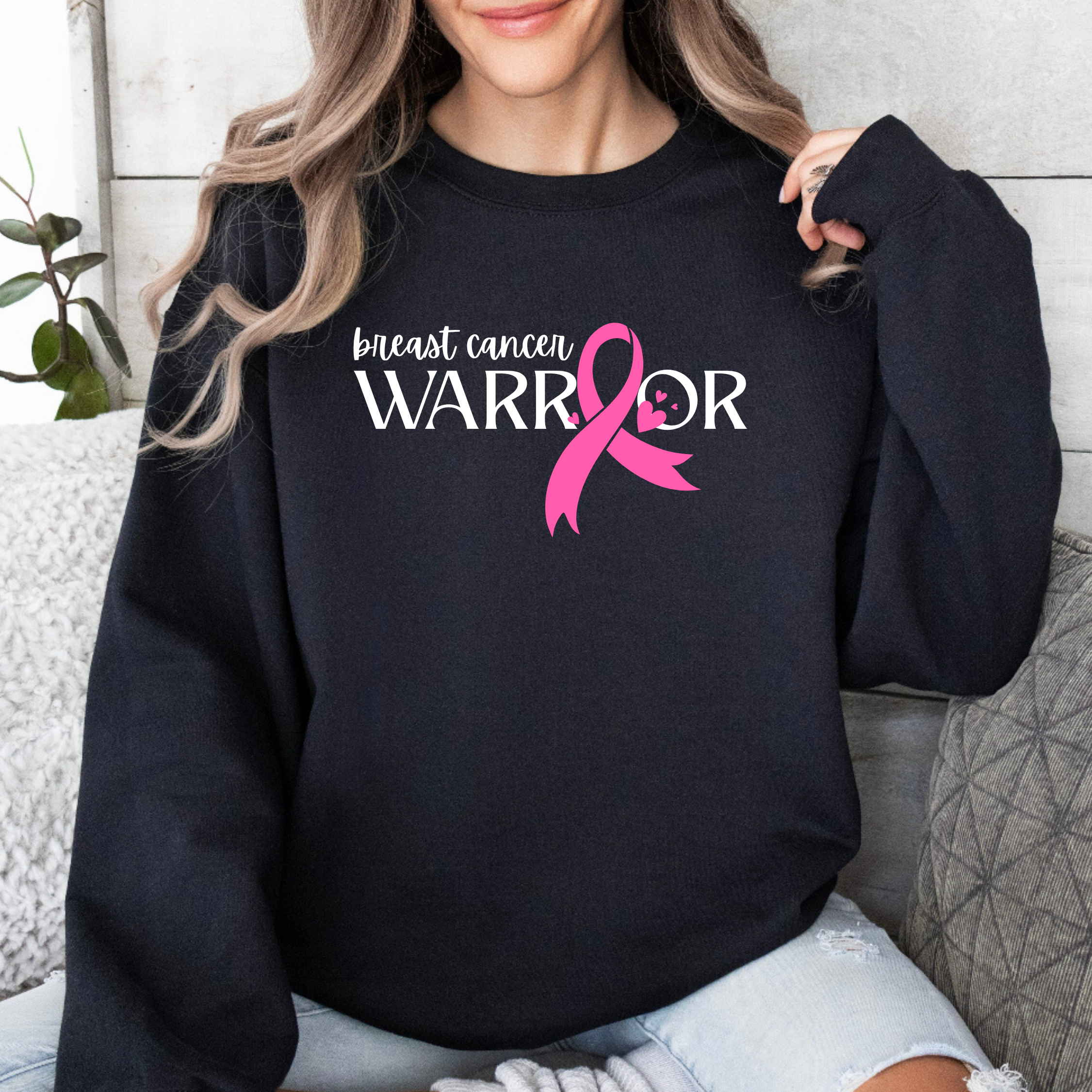 Breast Cancer Warrior Sweatshirt