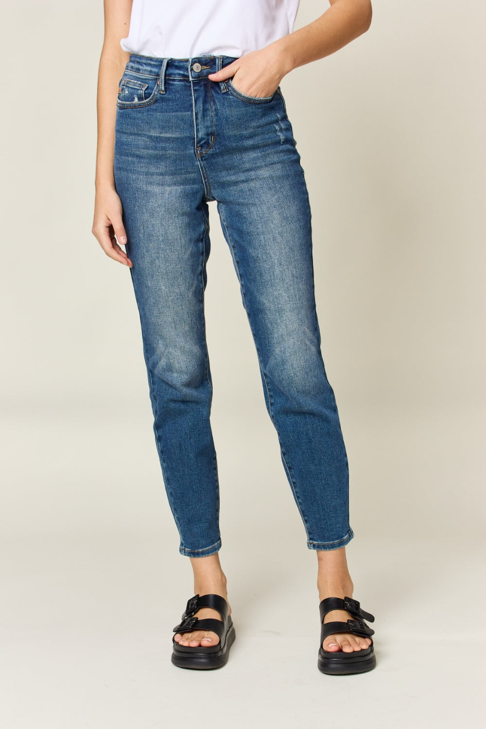 Santana Tummy Control High Waist Slim Judy Blue Jeans