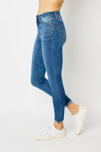 Cuffed Hem Skinny Judy Blue Jeans