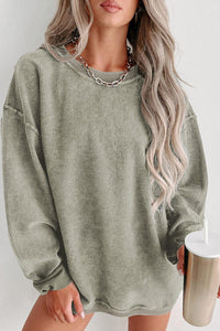 Sage Dropped Shoulder Sweatshirt