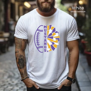 Gildan Softstyle Mustangs Football & Cheer Tee