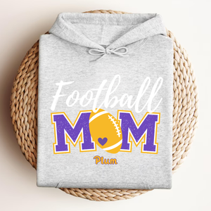 Gildan Softstyle Mustangs Football Mom Hoodie