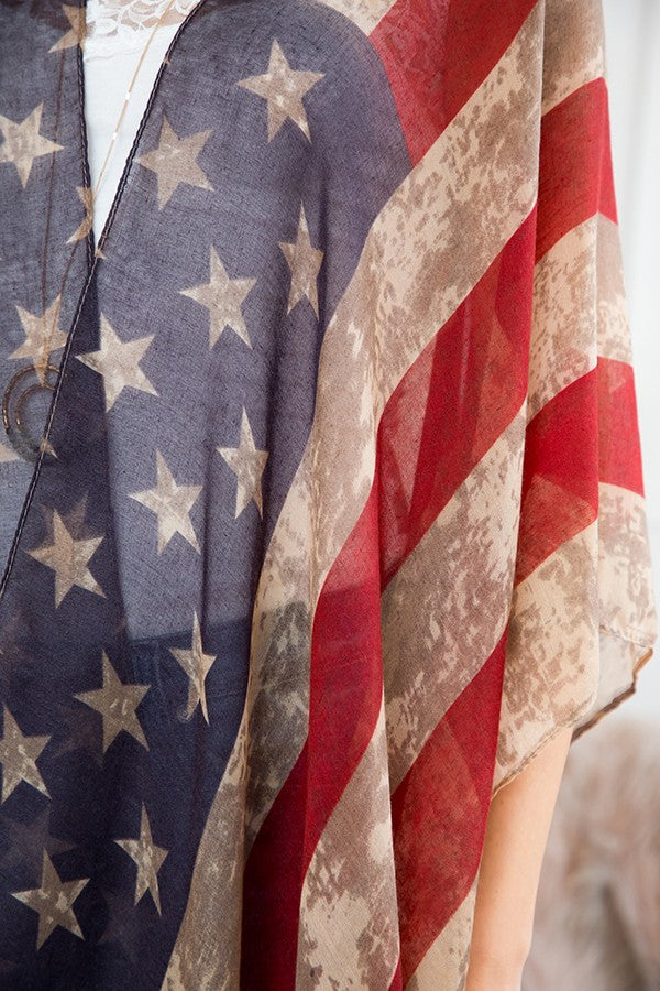 Vintage Americana Kimono