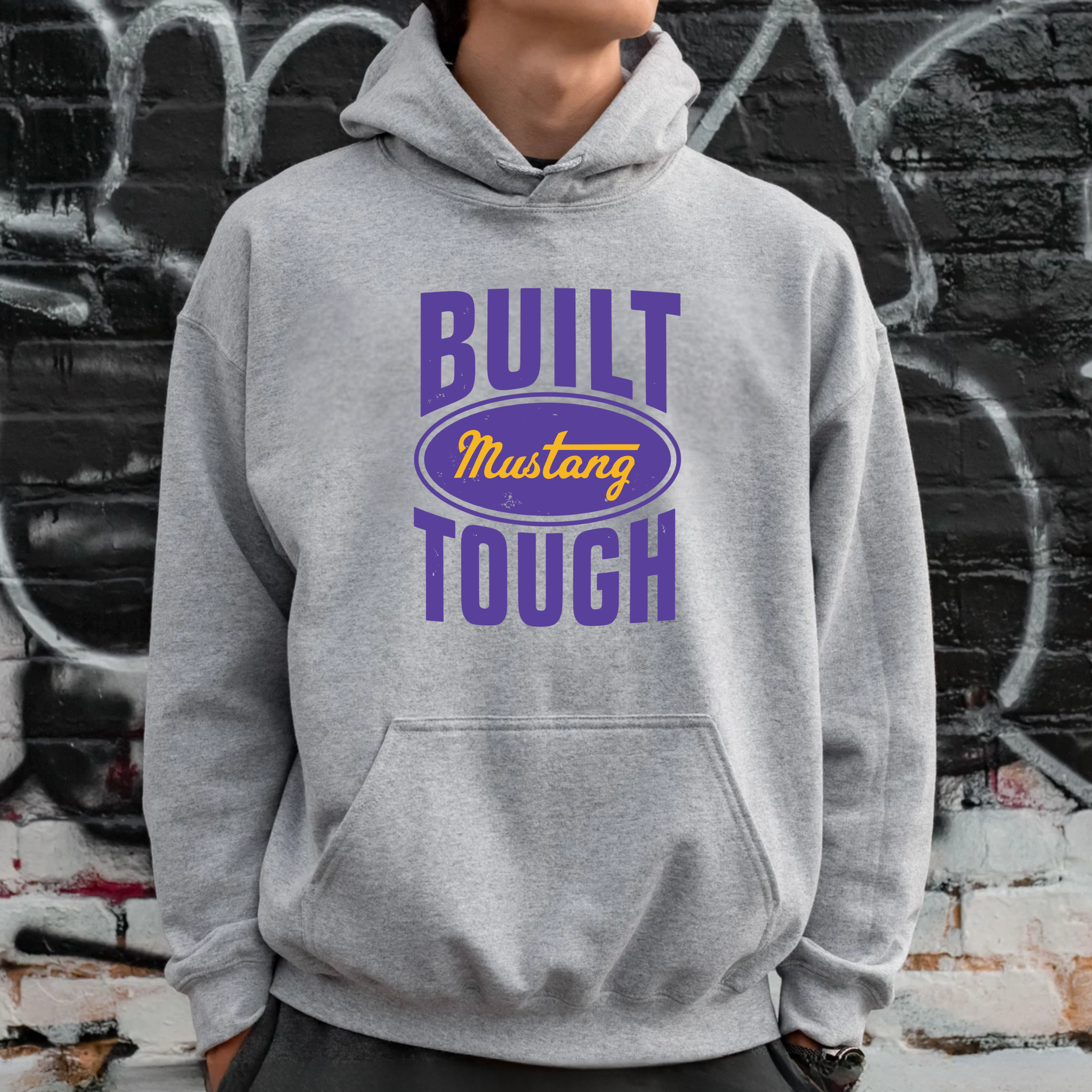 Built Mustang Tough Hoodie