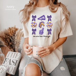 Comfort Colors We Are The Stangs Cheer Tee
