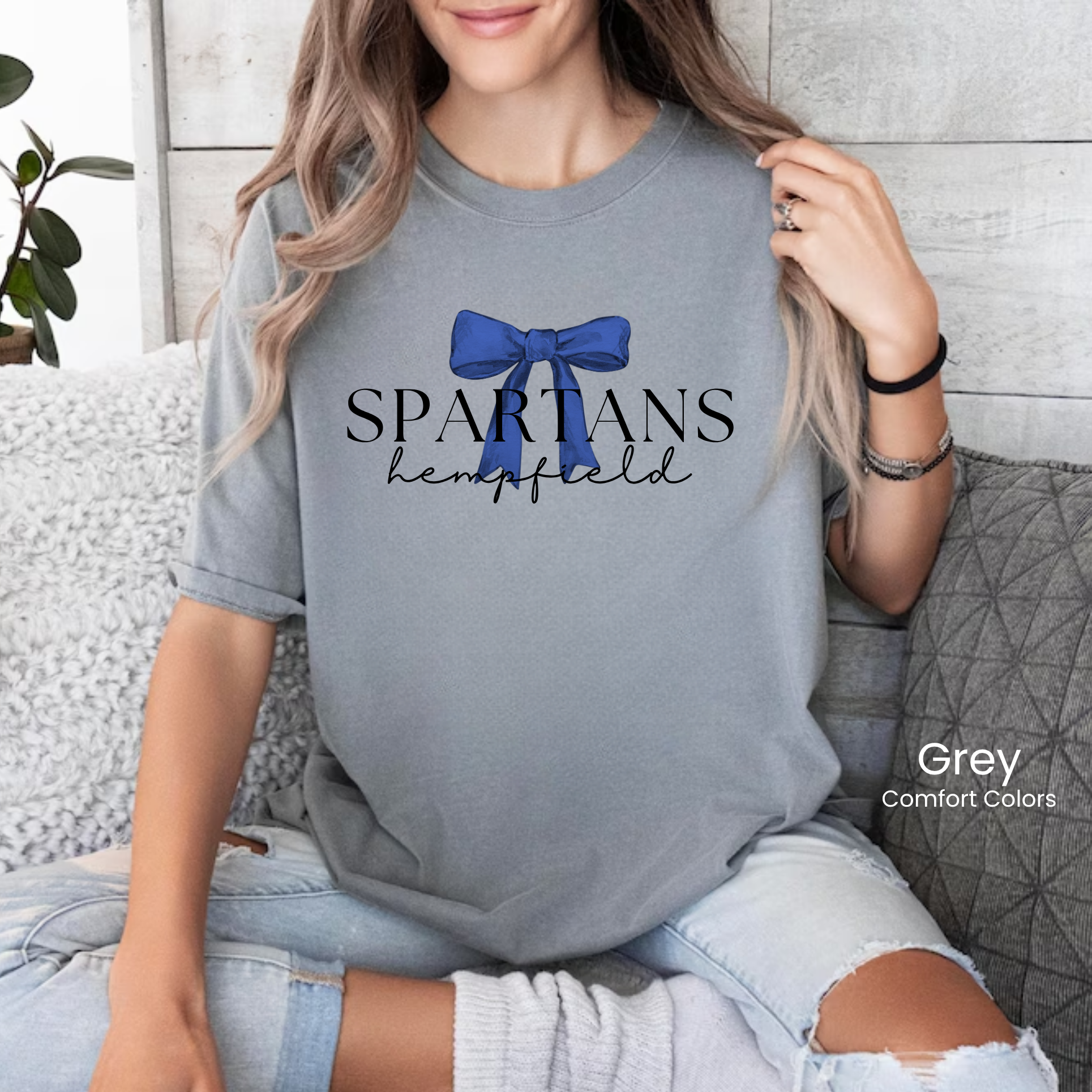 Comfort Colors Hempfield Bow Tee