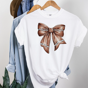 Football Bow Tee