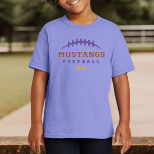 Youth Plum Mustangs Football Tee