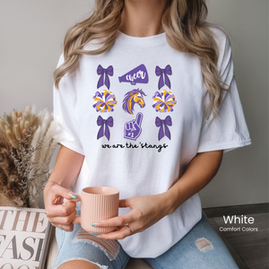 Comfort Colors We Are The Stangs Cheer Tee