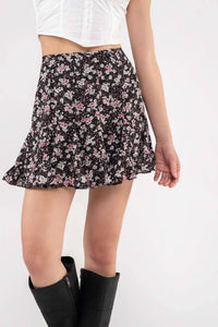 Fantastically Floral Mini Skirt