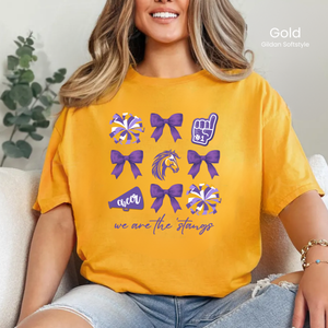 Gildan Softstyle We Are The Stangs Cheer Tee
