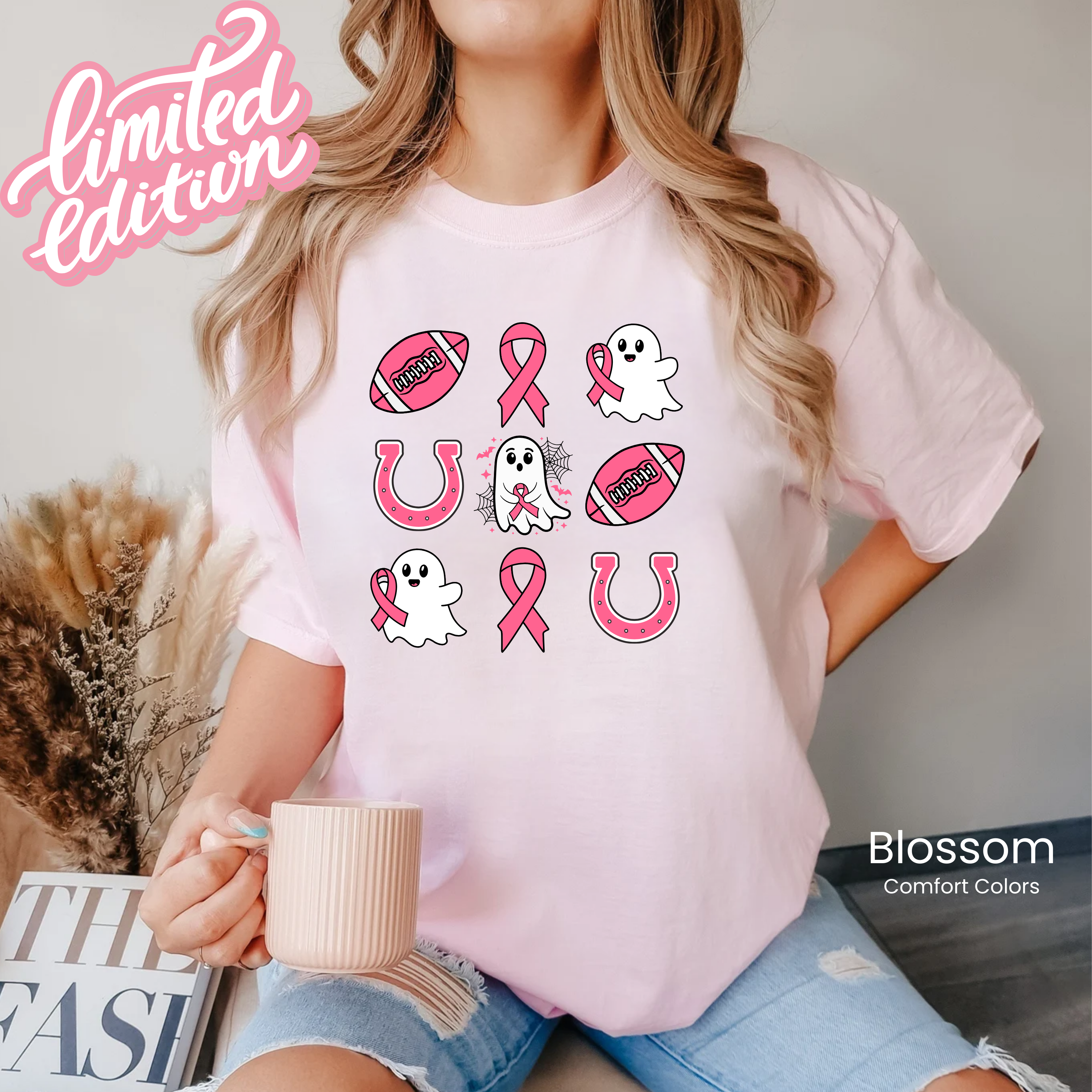 Comfort Colors PINK October Things Tee