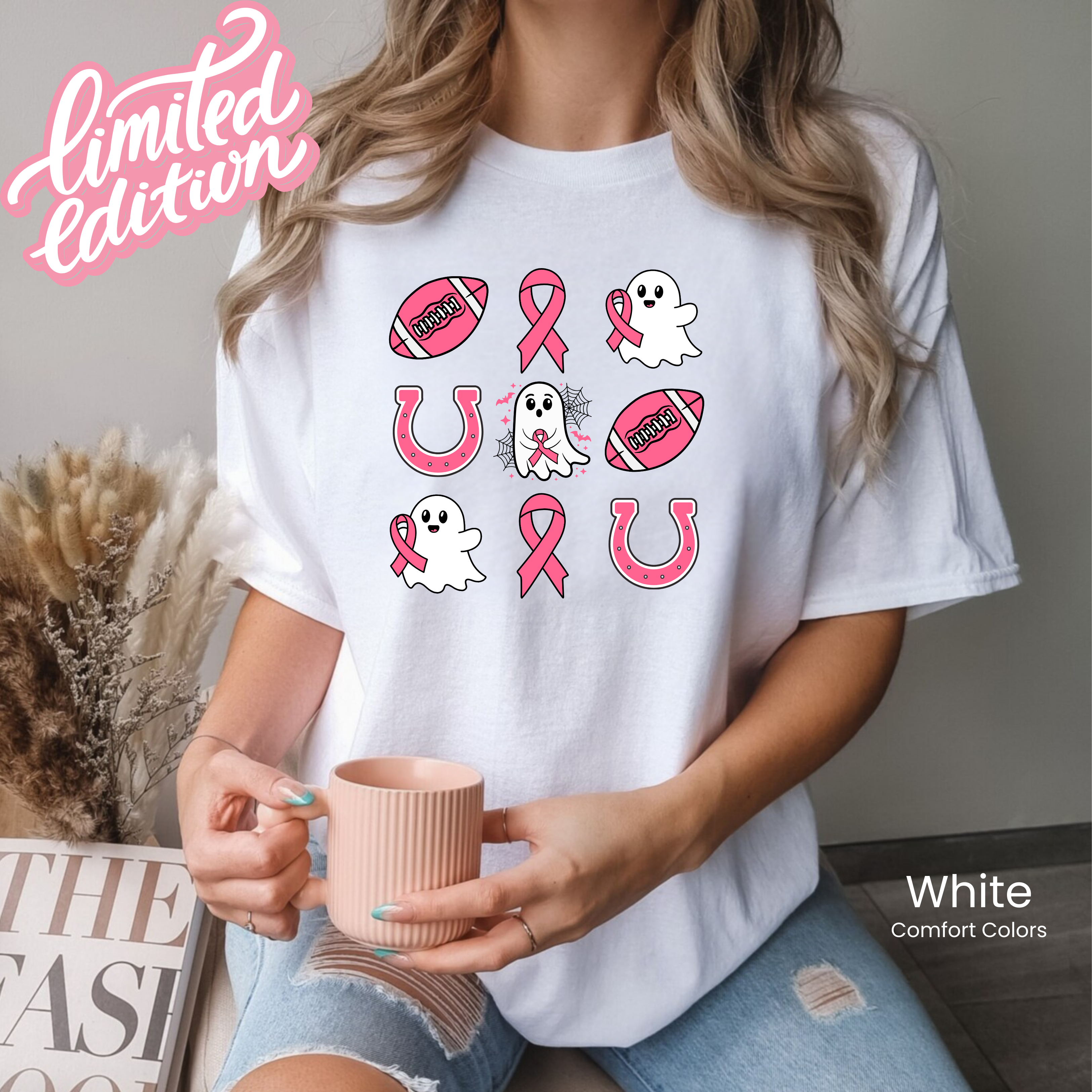 Comfort Colors PINK October Things Tee