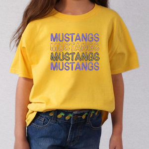 Youth Fun Mustangs Tee