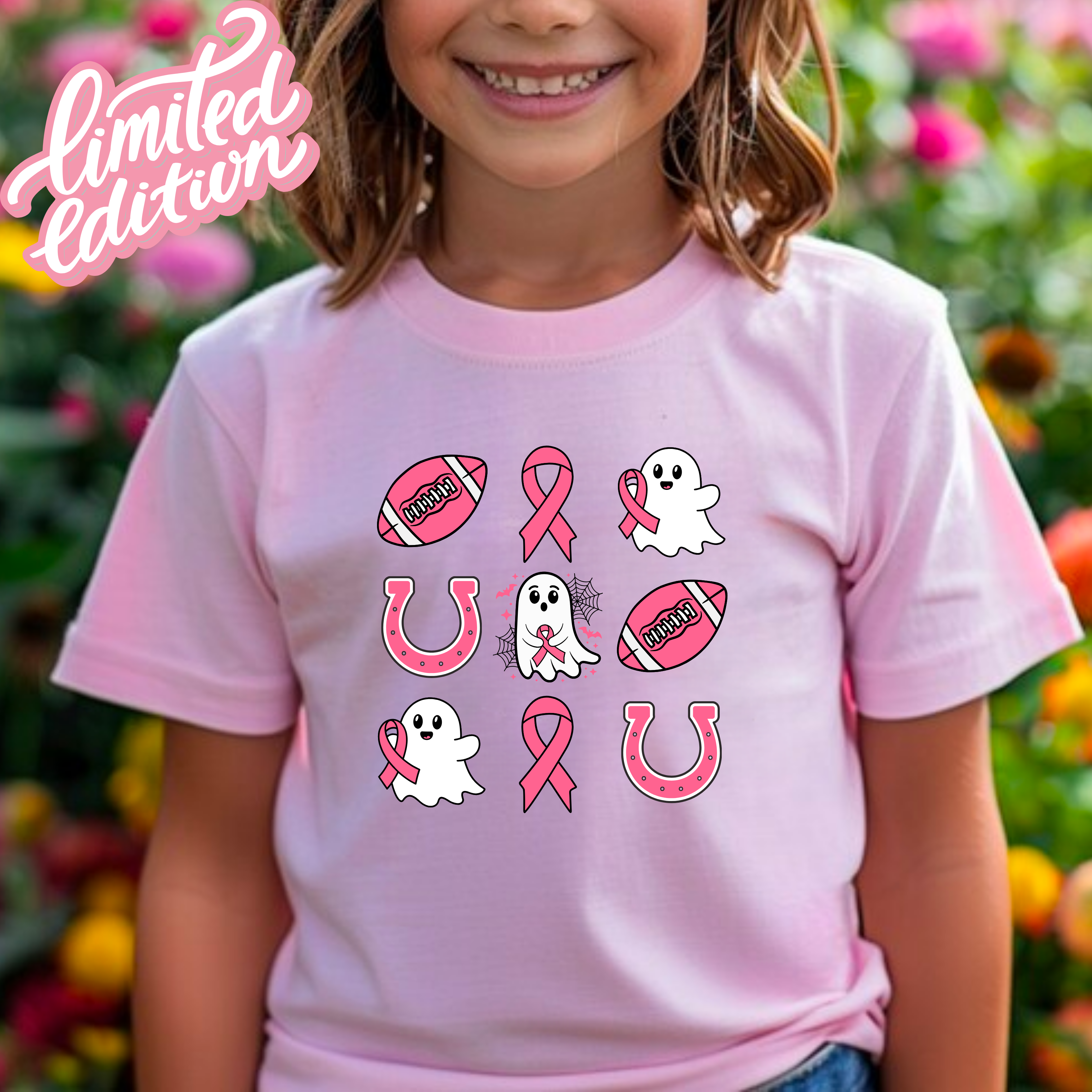Youth PINK October Things Tee