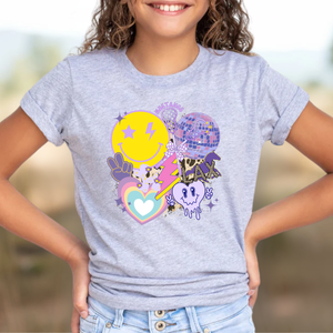Youth Preppy Mustangs LAX Tee